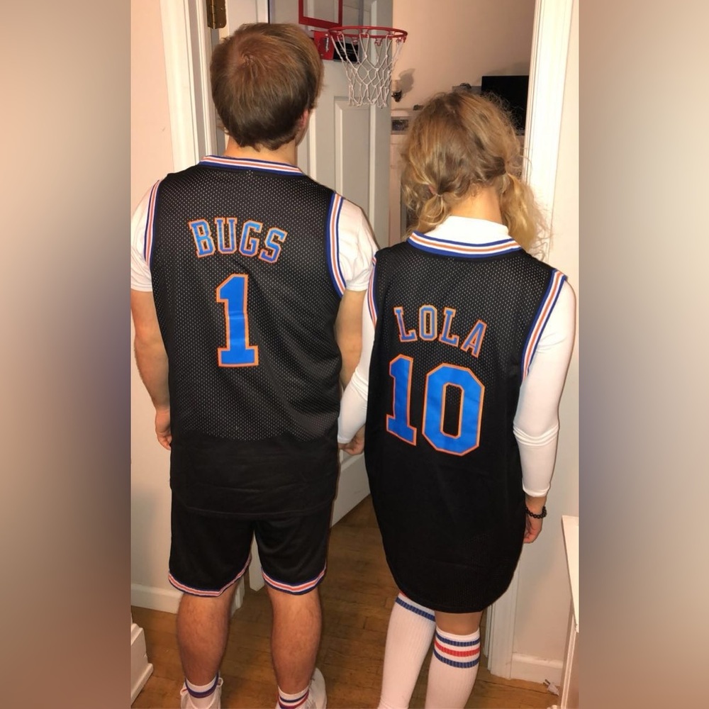 Tune Squad Lola Halloween Costume XL Jersey, Socks, and Bunny Ears